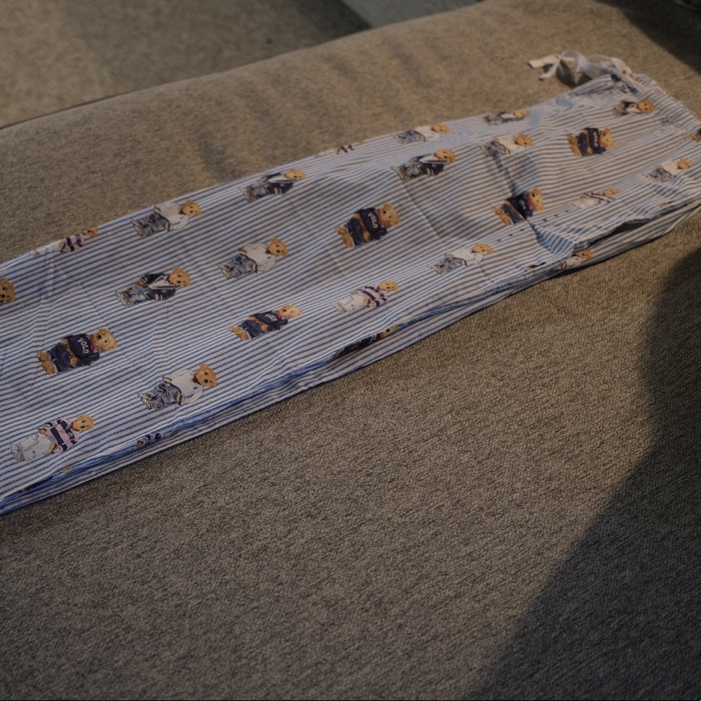 NWT Polo Ralph Lauren bear Sleep pants size S